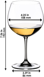 Набор из 2-х бокалов для вина Oaked Chardonnay/Montrachet 600 мл Vinum Riedel