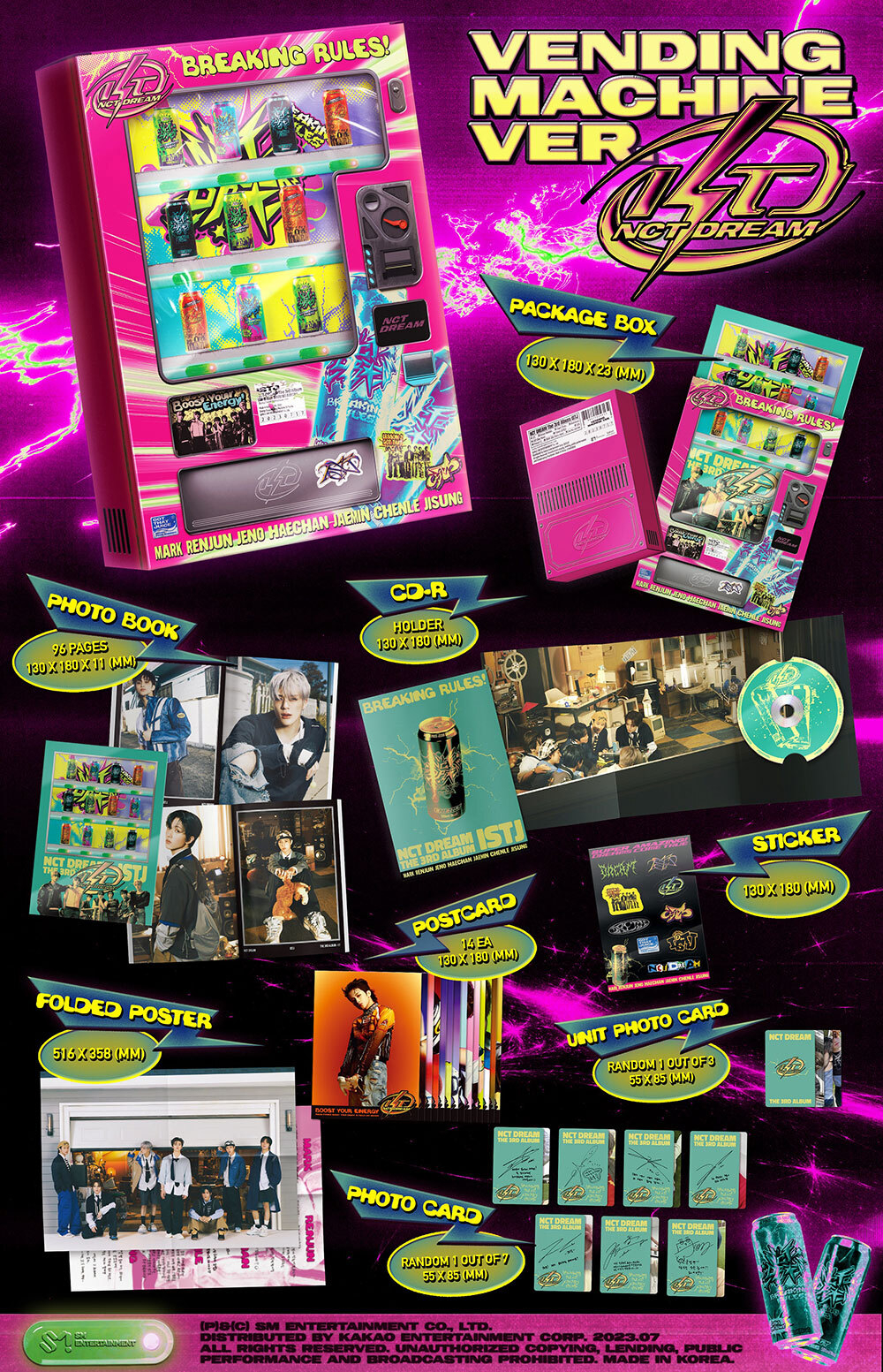 Альбом NCT DREAM - ISTJ (Vending Machine Ver.)
