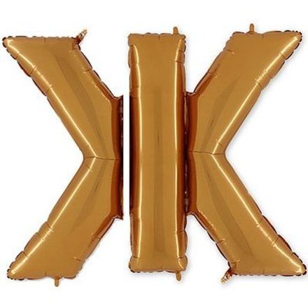 Буква "Ж" золото 102 см