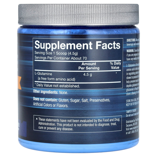 BodyTech, Глутамин, без добавок, 315 г (11,12 унции)