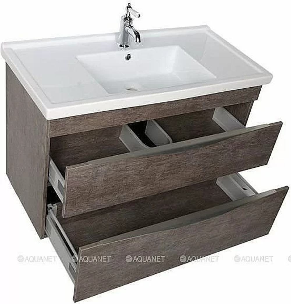 Тумба с раковиной Aquanet Эвора 100