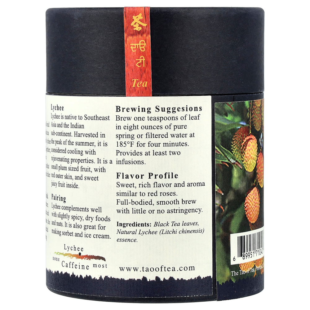 The Tao of Tea, Смесь черного чая, личи, 114 г (4 унции)