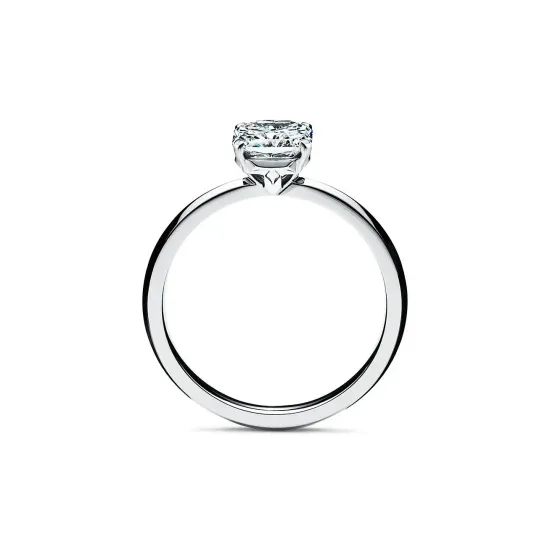 Помолвочное кольцо Tiffany из платины с бриллиантом 0.75 кт огранки Tiffany True