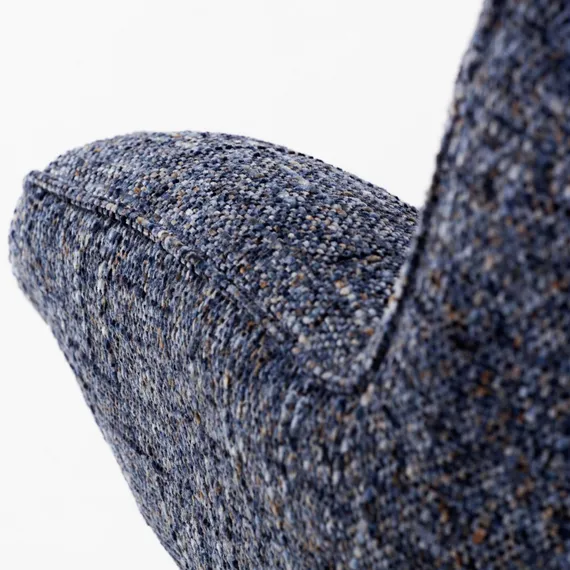 Крутящееся кресло Mateo, синее букле