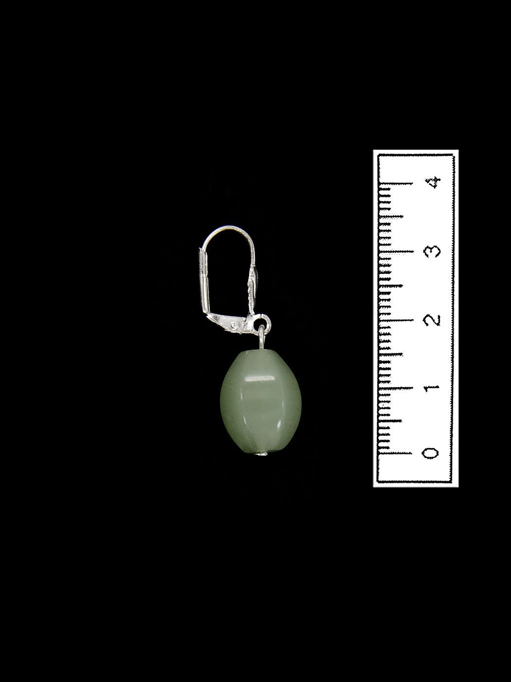 Серьги из нефрита nese001-bogr