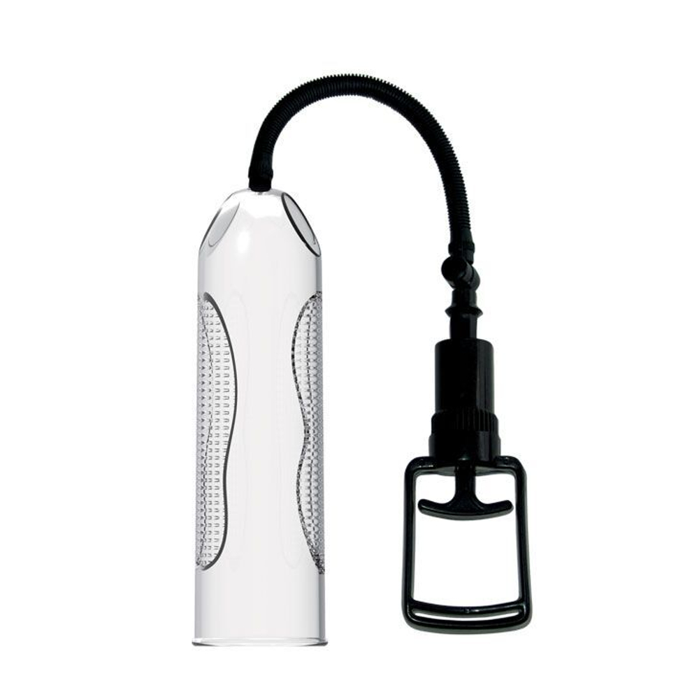 Вибрирующая вакуумная помпа со сменной насадкой - 24,5 см. (Цвет: прозрачный)