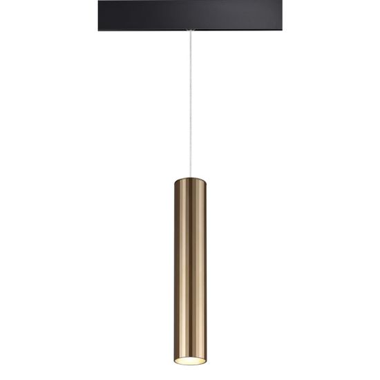 358990 SHINO NT22 161 бронза светлая/черный Трековый светильник для низковольного шинопровода, провод 0,8м IP20 LED 4000K 20W 48V FLUM