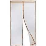 Сетка антимоскитная 120*210см дверная на 7 магнитах, цвет коричневый