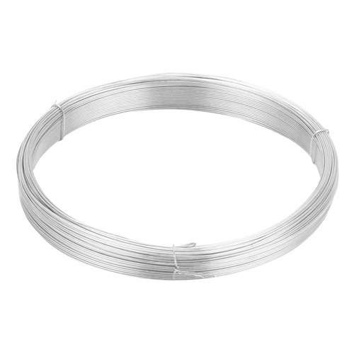 Проволока стальная 50 м, оцинкованная, термообработанная 0,8 мм // Сибртех