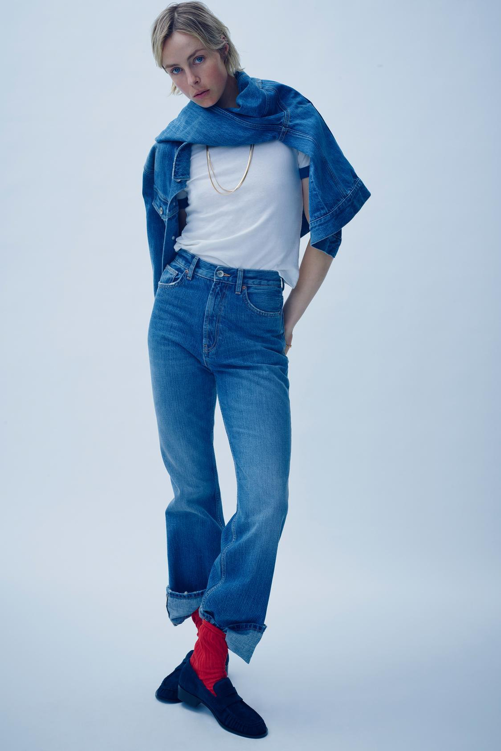 ZARA НАБОР ИЗ 3 ОЖЕРЕЛИЙ-ЦЕПОЧЕК С СЕТКОЙ, ЗОЛОТИСТЫЙ