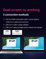 16" Портативный монитор VCHANCE 4K OLED 3840x2400, 60 Гц