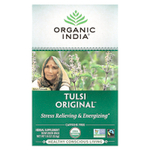 Organic India, оригинальный чай тулси, без кофеина, 18 пакетиков для заваривания, 32,4 г (1,14 унции)