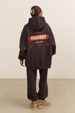 Худи 03 FRANSY PLANET, с начесом, антрацит
