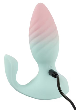 Анальная пробка JUVELA RC Butt Plug с пультом ДУ - 11,5 см.