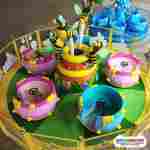 Аттракцион кружки «Медовая карусель» 5 чашек, 10 мест, 10×10×5 м