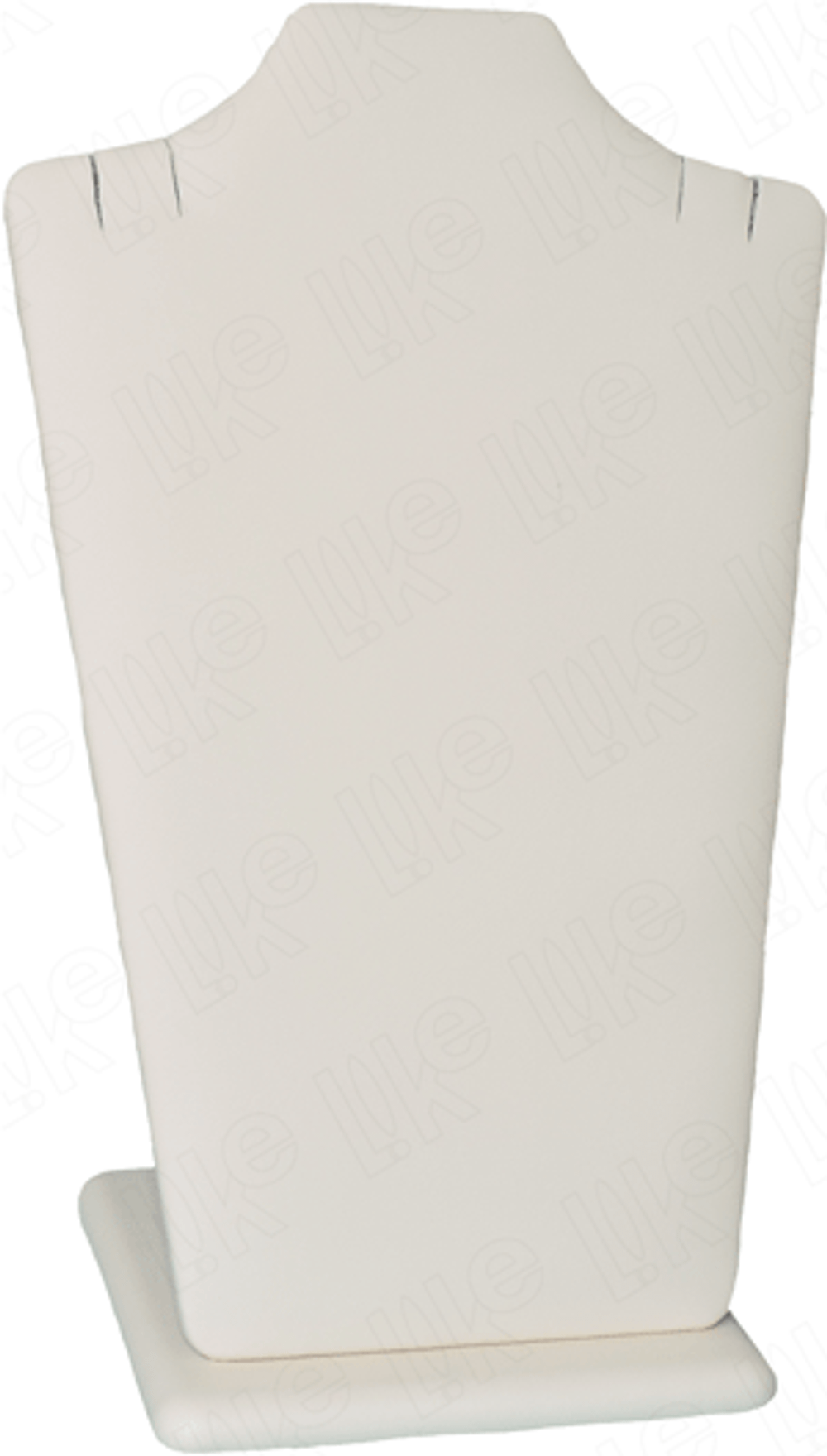 Бюст плоский/4 прорези на плечиках/квадратное основание/ф.№5 (резинка)