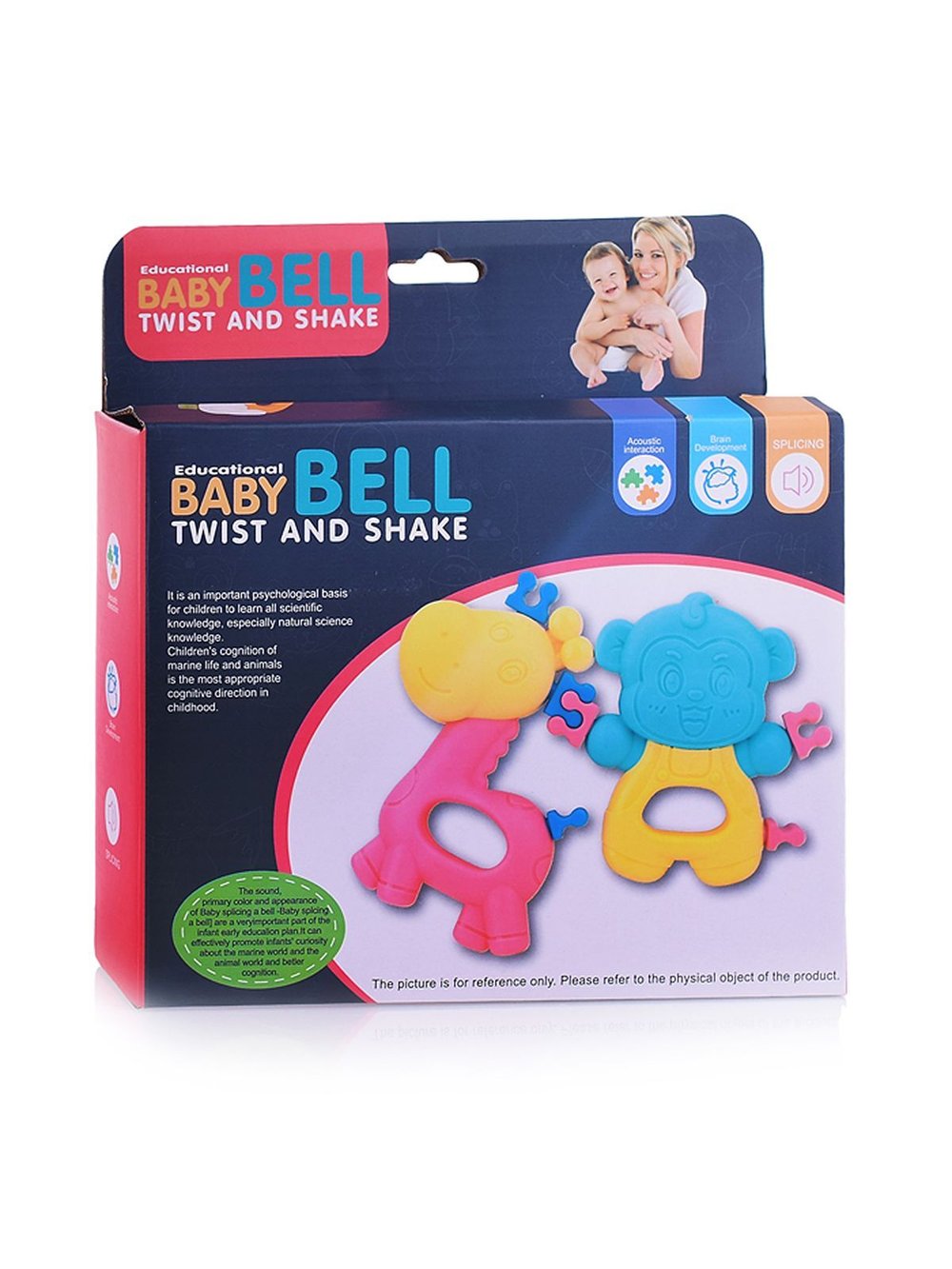 Набор погремушек для малышей Зверята (DL1402)