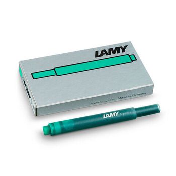 Картриджи для пера Lamy T10 зеленые 5 шт (1611478)