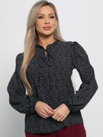 Блуза Анастейша (черная) Б15072-18М LT Collection