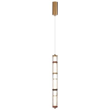 Подвес 22W 4000K 5455/18L латунь/терракот/черный COLLIER Odeon Light Exclusive