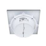 Вытяжной тонкий вентилятор для ванн ММ-Р 08 квадрат прямой 90 м³/час с обратным клапаном под плитку