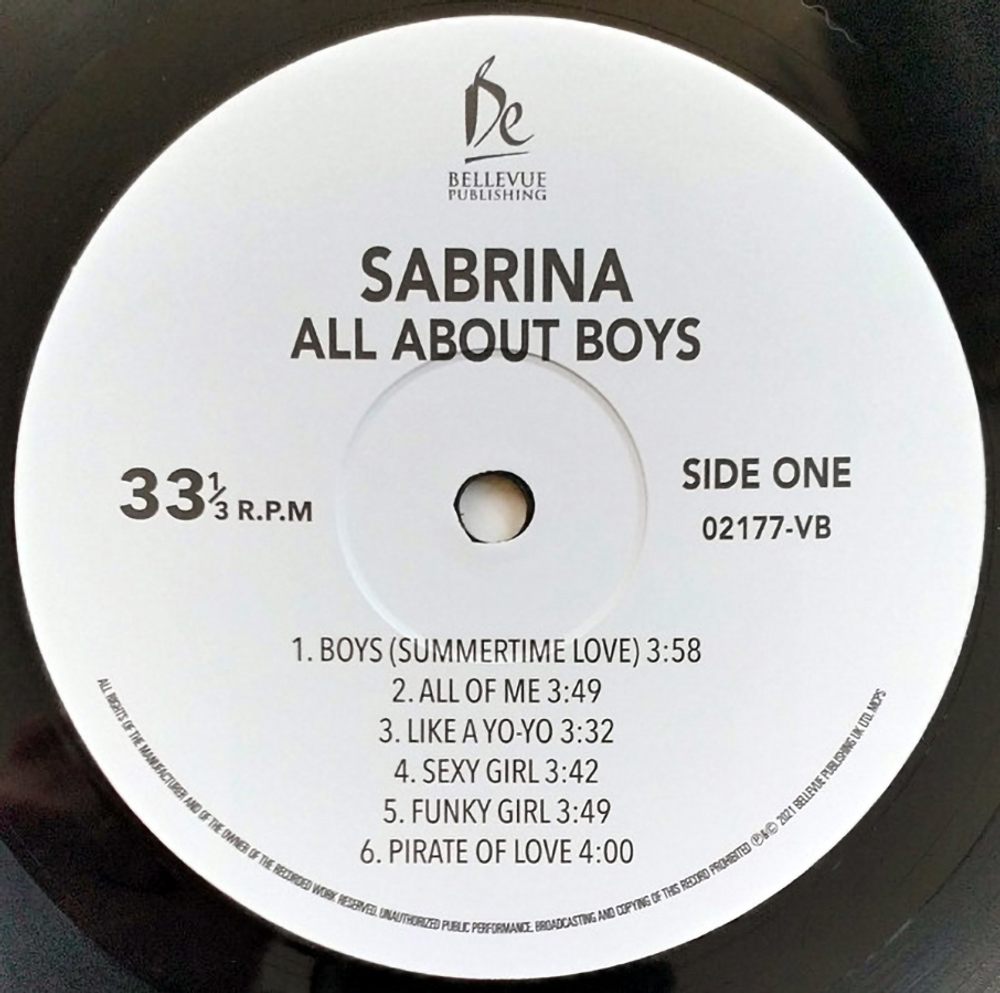 Sabrina / All About Boys (LP)