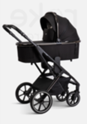 Peppy Коляска детская Tecla 2 в 1 Shadow Black Chrome Edition (Черный)