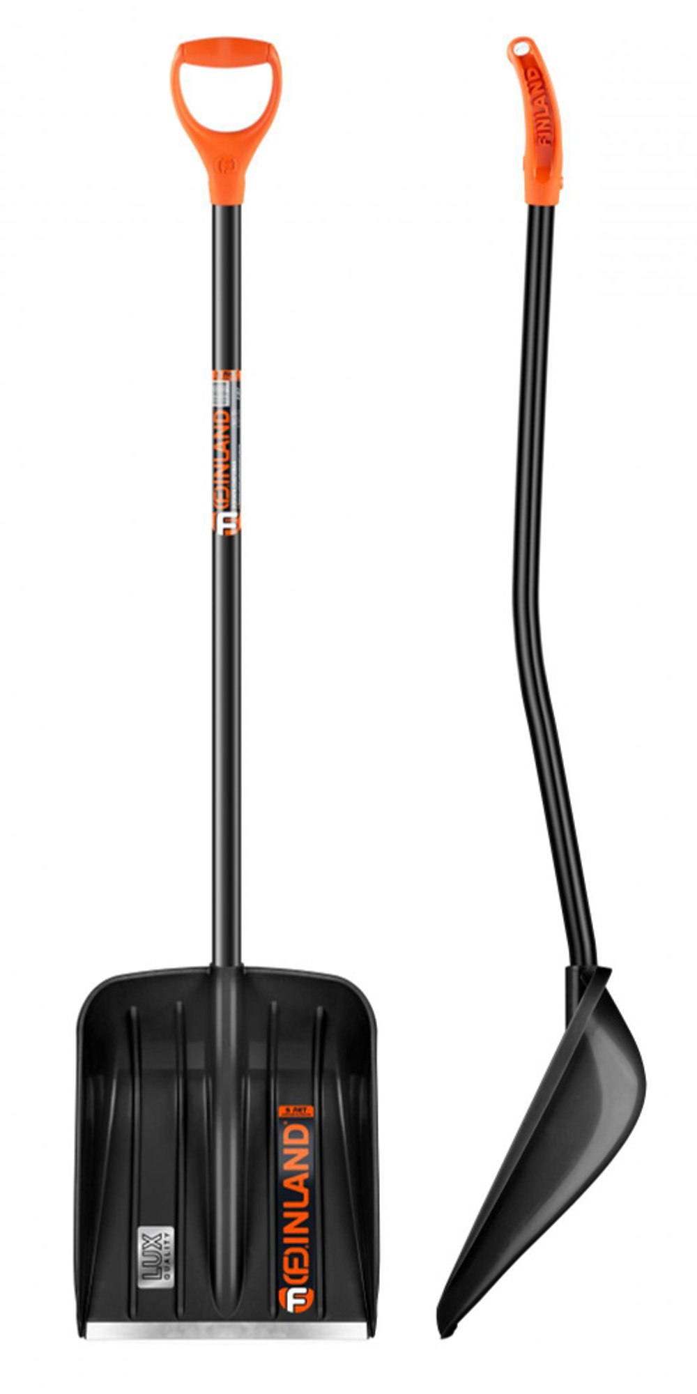 Лопата снеговая Finland 34х43см с алюминиевым черенком