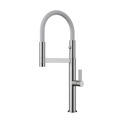 Смеситель для кухни Omoikiri Osaka BN-WH Нержавеющая сталь/белый 4994305