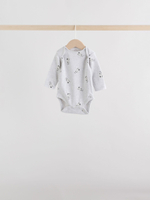 Боди с длинным рукавом для малышей Next F17-426, 5 шт., Серый, Светло-желтый