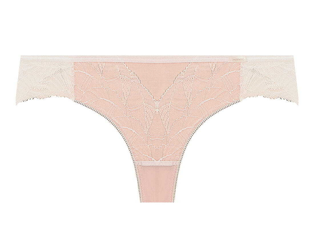 Трусики-бразилиана Lidia (Размер: S) (Цвет: пудровый)
