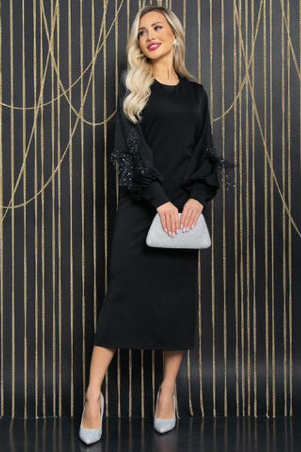 Платье Эстетика вкуса (черное) П11194 LT Collection