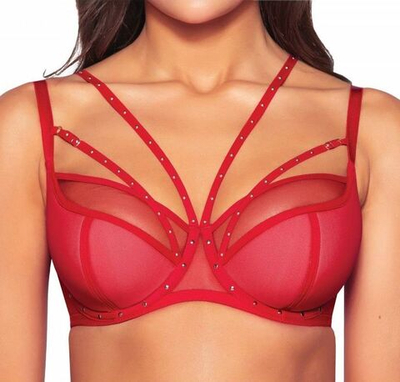 Красный бюстгальтер Pois Pois с чашками на косточках (Размер: 80G) (Цвет: красный)