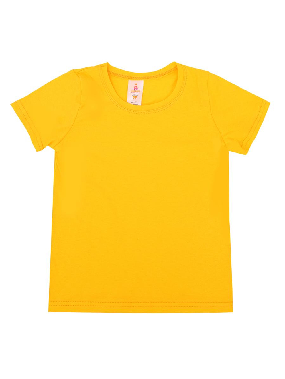 Футболка д/девочки "Френки-18" Ф-178/18 р.116, Жёлтый (Ивашка), 1 шт.