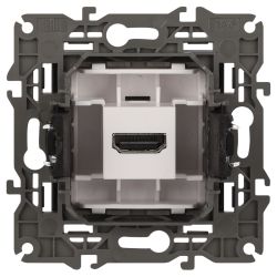 Розетка ЭРА Elegance 14-3114-05 HDMI IP20 антрацит