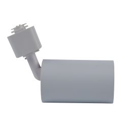 UBL-Q324 GU10 WHITE Светильник-прожектор трековый. Под лампу GU10. Корпус белый. ТМ Volpe