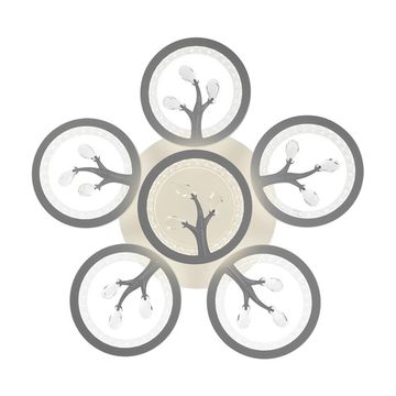 Потолочный светодиодный светильник с пультом ДУ 92W 3000-6000K FR10017CL-L92W белый Bodge Freya