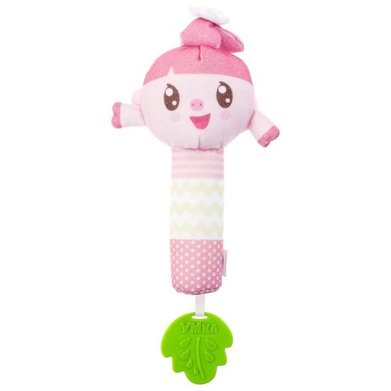 Текстильная игрушка погремушка - пищалка «Нюшенька» Умка