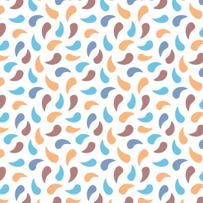 Разноцветные капли на белом фоне