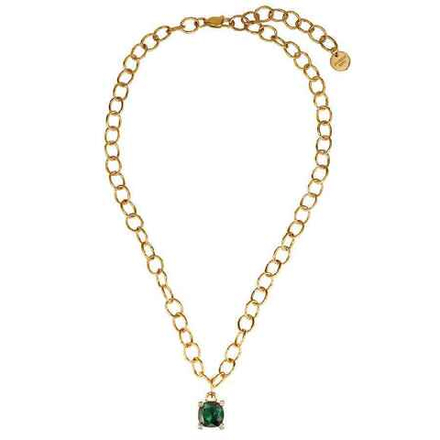 Колье Dyrberg Kern RAMINA SG EMERALD GREEN 450125
