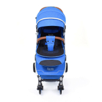 Прогулочная коляска Nuovita Giro Blu, Argento / Синий, Серебристый