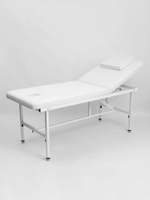 Массажный стол стационарный Massagecomplekt, с регулировкой высоты и вырезом для лица, 190/70, черный