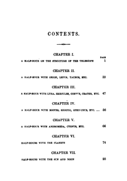 Half-hours with the telescope; being a popular guide to the use of the telescope as a means of amusement and instruction | Richard A. Proctor
