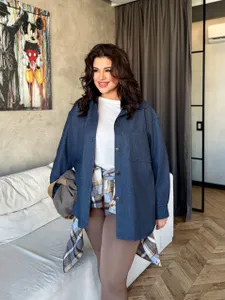 Рубашка джинсовая УК-1777-1 Fabrika