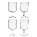 Набор бокалов из акрила arctic для вина, 280 мл, прозрачный, 4 шт.