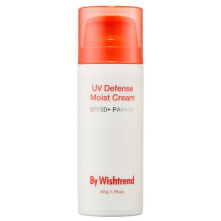 Увлажняющий солнцезащитный крем с пантенолом - By Wishtrend UV Defense SPF 50+ PA++++, 50 мл