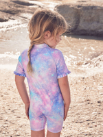 Купальник слитный для девочки Next E77-670, Розовый, Сиреневый