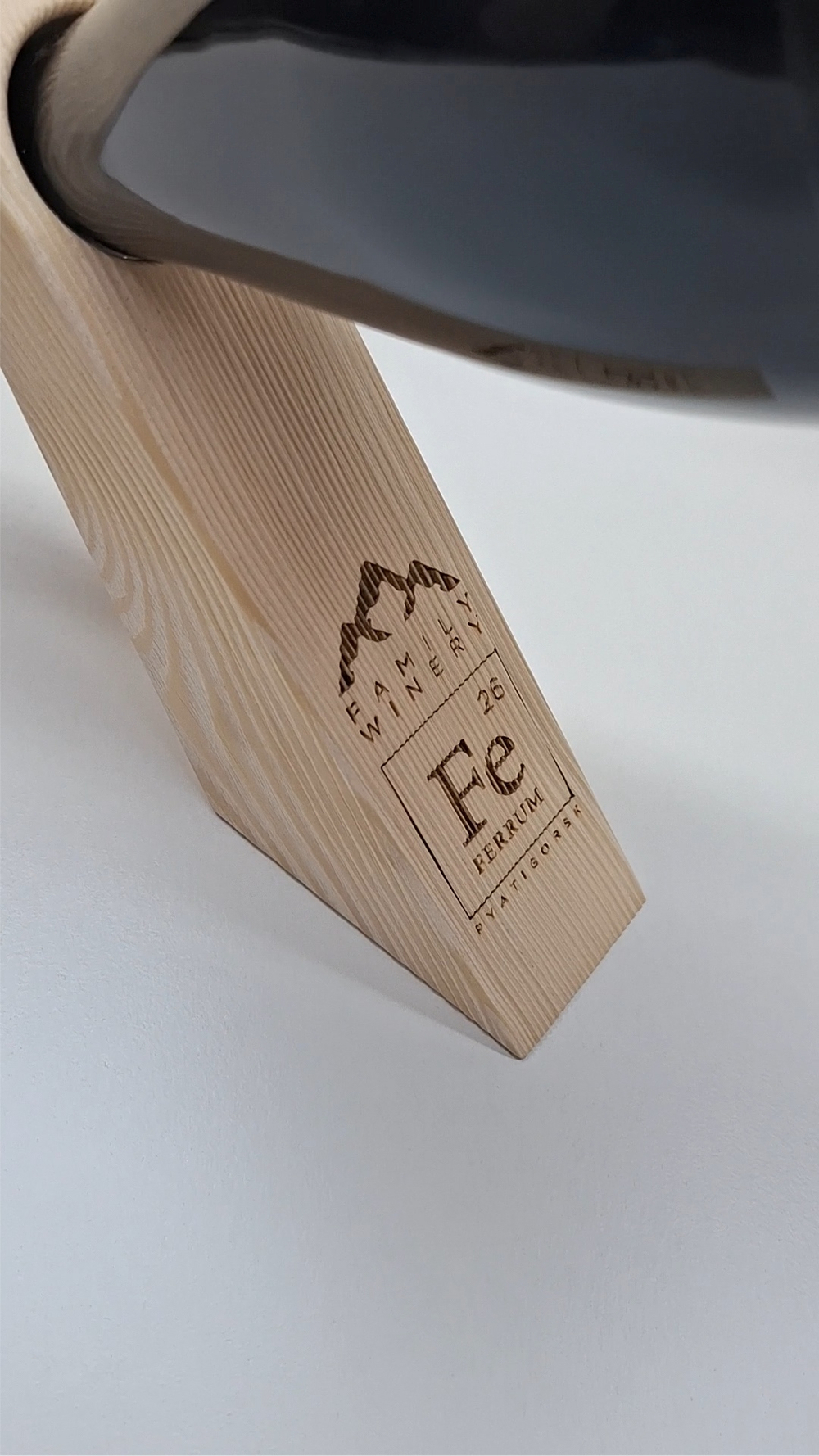 Подставка для бутылки деревянная, без покраски