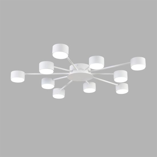 8343/10C COMFI белый, металл Люстра GX53 LED 10*7W 220V TORINA