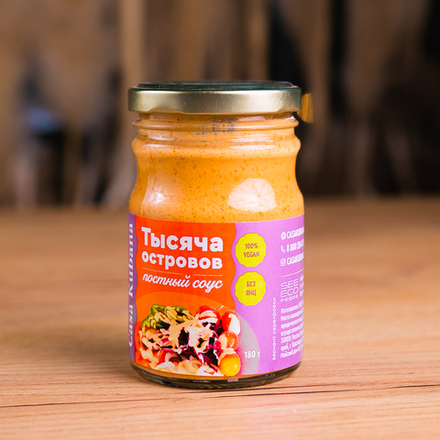 Соус "1000 островов" на основе растительных масел Casa Kubana, 180 г